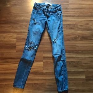 Hollister ripped jeans